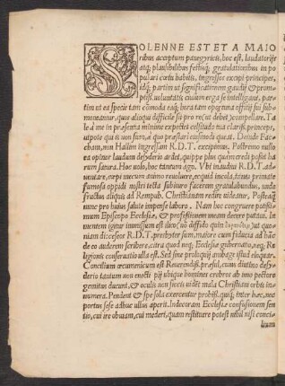Solenne Est Et A Maioribus acceptum panegyricis ...