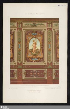 No. 52 Lambris Cabinet De Travail (Genre Louis XIII)