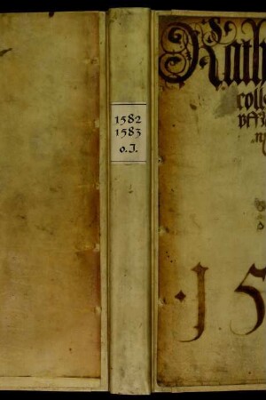 Ratsprotokolle, 1582 Aug. 2. - 1583 Juli 30.