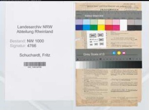 Entnazifizierung Fritz Schuchardt, geb. 26.03.1897 (Zolloberinspektor)