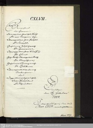 CXLVII., 16. Februar 1858
