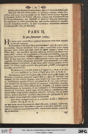 Pars II. In qua sumantur reatus