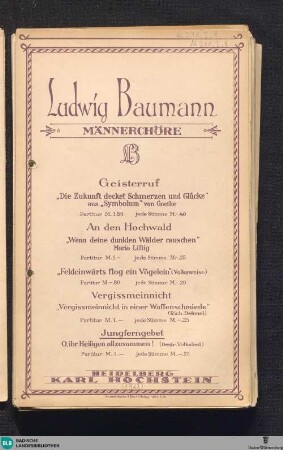 Jungferngebet : O, ihr Heiligen allzusammen! (Oestr. Volkslied)