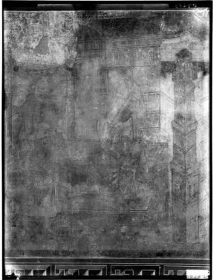 Reichenau Oberzell Sankt Georg Kirche Wandmalerei (10. Jahrhundert) Heilung der Aussätzigen