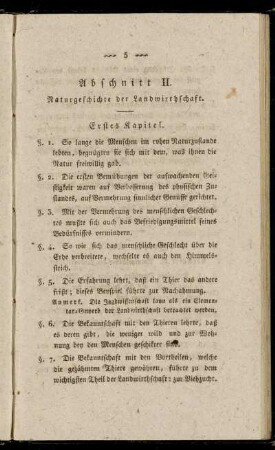Abschnitt II. Naturgeschichte der Landwirthschaft.