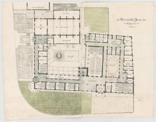 Fischer, Theodor; Jena; Universität - Grundriss EG