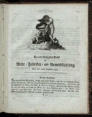 Ein und fünfzigstes Stück. Prag den 17ten Dezember 1788.