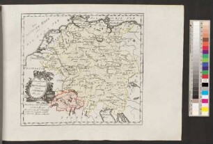 Generalkarte von Deutschland und der Schweitz