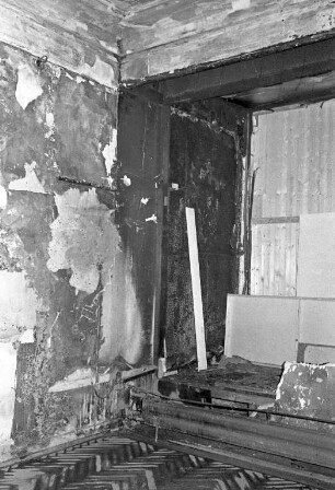 Brand im Modehaus Schöpf.