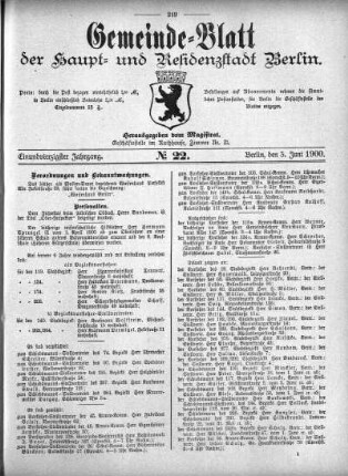 1900,22: No. 22, 3. Juni 1900