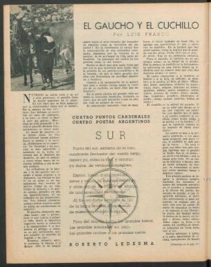 Cuatro puntos cardinales, cuatro poetas argentinos - Sur