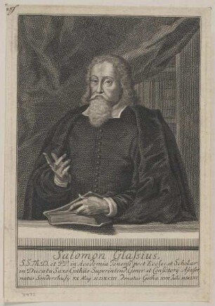 Bildnis des Salomon Glassius