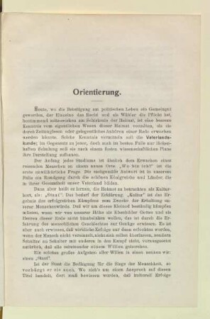 Orientierung