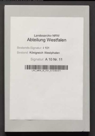 Ernennung der Friedensrichter im Distrikt Bielefeld
