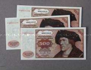 Spielgeld: 500 Deutsche Mark