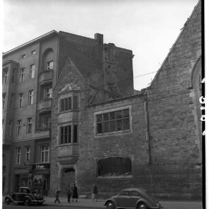 Negativ: Ruine, Motzstraße 4, 1952