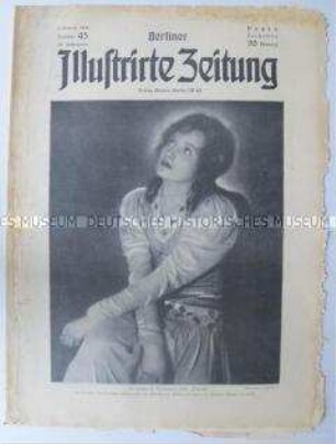 Wochenzeitschrift "Berliner Illustrirte Zeitung" u.a. zum Zeppelin-Flug über den Atlantik