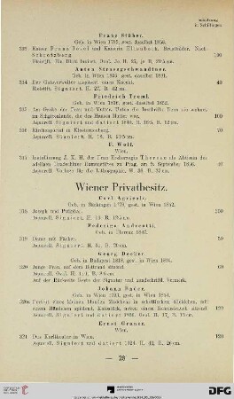 Wiener Privatbesitz (Nr. 318-329)