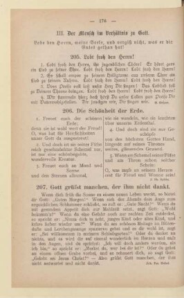 III. Der Mensch im Verhältnis zu Gott