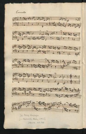 Courantes; Tasteninstr.; As-Dur; EngK 75