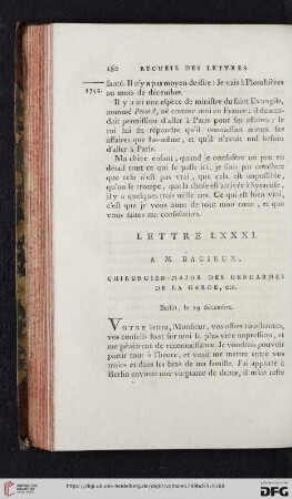 (Lettre LXXXI - XC)