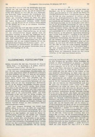 329-332 [Rezension] Die Zeit Jesu
