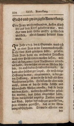 Sechs und zwanzigste Anmerkung. - Dreyßigste Anmerkung.