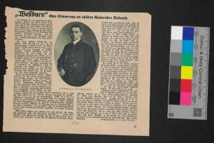 Zeitungsausschnitt zur S.M.H. Möwe