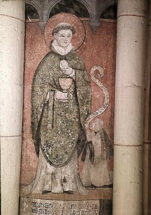 Heiliger Benedikt mit Stifter