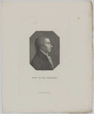 Bildnis des Rud. Zach. Becker
