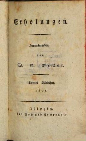 Erholungen. 1801, H. 3