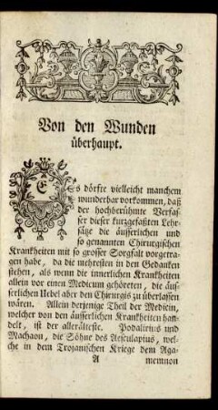 Von den Wunden überhaupt
