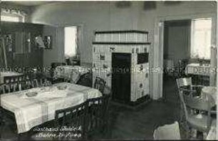 Gastraum einer Gaststätte bei Pirna