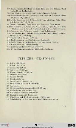 Teppiche und Stoffe (216-232)