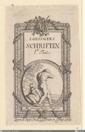 S. Gessners Schriften. 1. Th.
