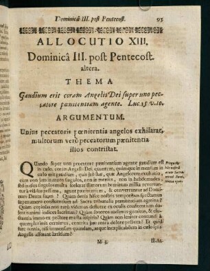 93-98, Allocutio XIII.