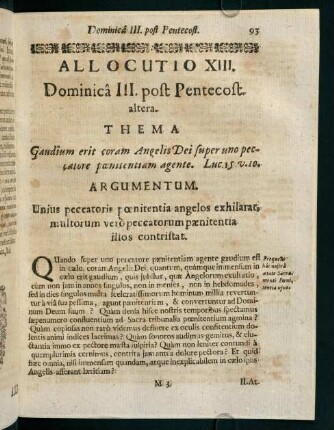 93-98, Allocutio XIII.