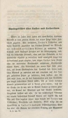 1-33 Apologetisches über Luther und Luthertum
