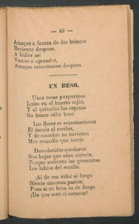 Un beso.