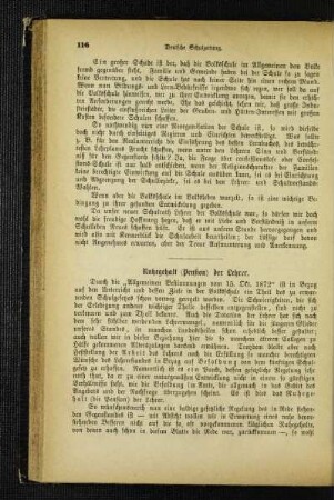 Ruhegehalt (Pension) der Lehrer