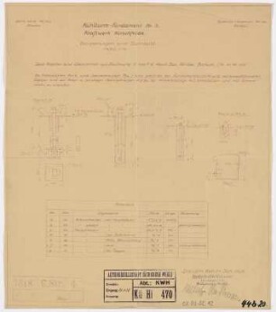 Kühlturmfundament Nr.3 Aussparungen und Eisenteile