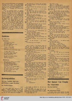 Rettungsaktion, [2] : Aus dem Tagebuch eines sehr gewöhnlichen jungen Menschen