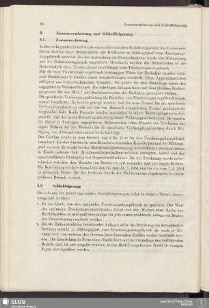 8. Zusammenfassung und Schlußfolgerung
