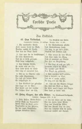 Lyrische Poesie