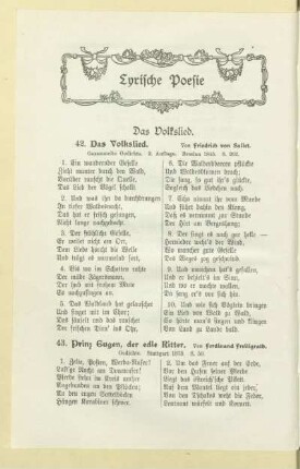Lyrische Poesie