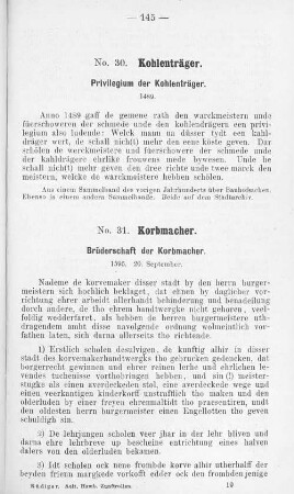No. 31. Korbmacher.