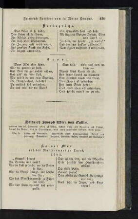 Heinrich Joseph Edler von Collin