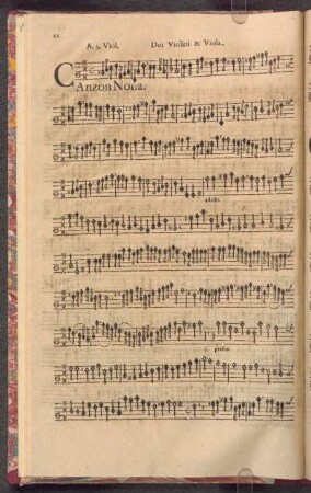 Canzon Nona.