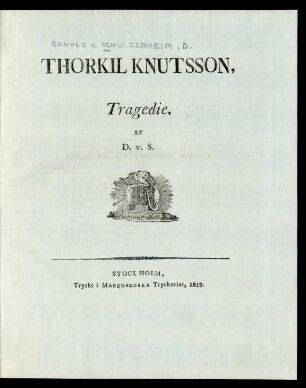 Thorkil Knutsson : Tragedie