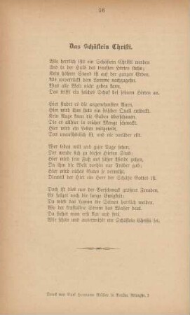 Das Schäflein Christi